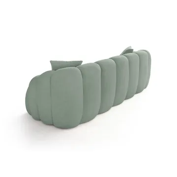 3-seters sofa Atelier Del Sofa Octavio (233 x 70 x 80 cm) Turkis - Møbler - Sofaer - Sofa 3 seter