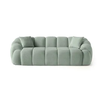 3-seters sofa Atelier Del Sofa Octavio (233 x 70 x 80 cm) Turkis - Møbler - Sofaer - Sofa 3 seter
