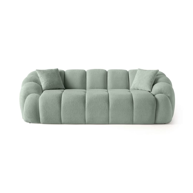 3-seters sofa Atelier Del Sofa Octavio (233 x 70 x 80 cm) Turkis - Møbler - Sofaer - Sofa 3 seter