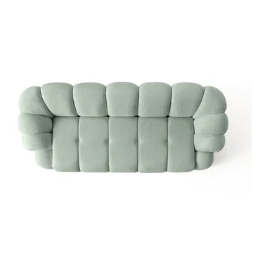 3-seters sofa Atelier Del Sofa Octavio (233 x 70 x 80 cm) Turkis - Møbler - Sofaer - Sofa 3 seter