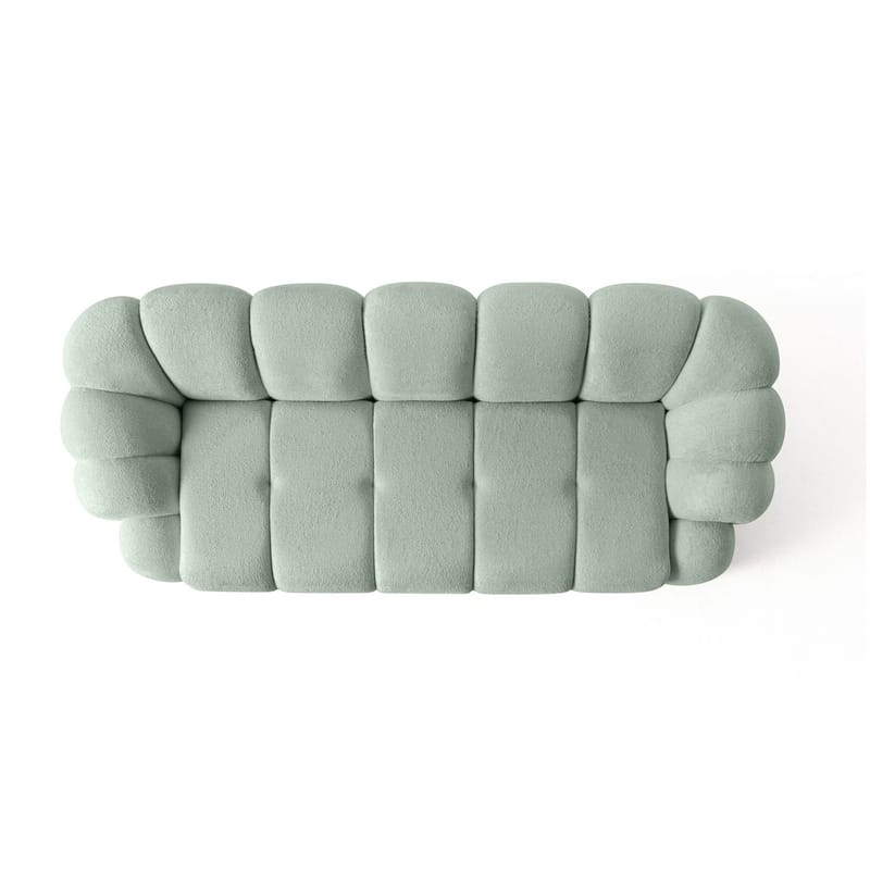 3-seters sofa Atelier Del Sofa Octavio (233 x 70 x 80 cm) Turkis - Møbler - Sofaer - Sofa 3 seter