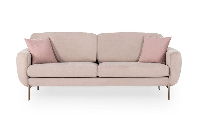 Awaru Sofa 3-seters - Rosa - Møbler - Sofaer - Sofa 3 seter