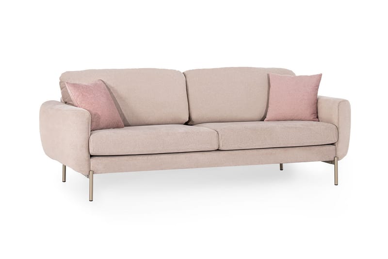 Awaru Sofa 3-seters - Rosa - Møbler - Sofaer - Sofa 3 seter