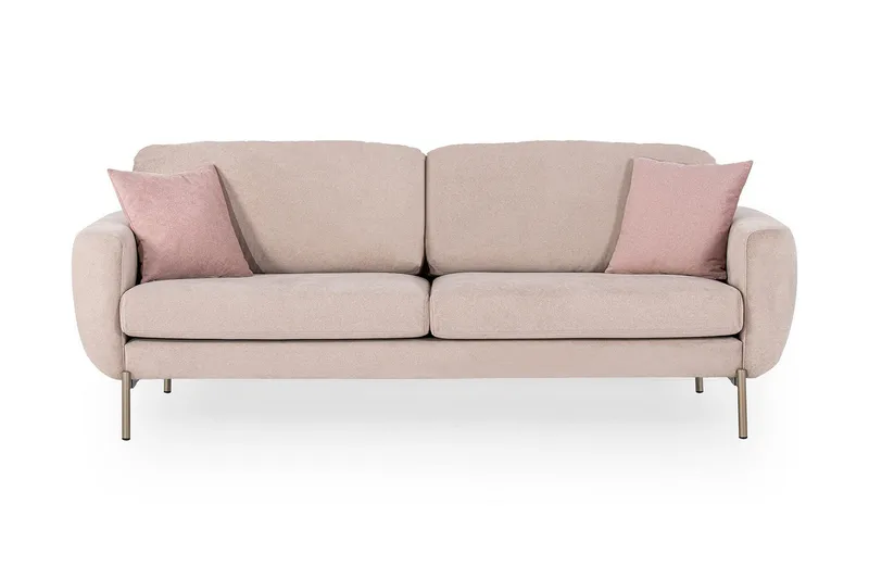 Awaru Sofa 3-seters, Rosa
