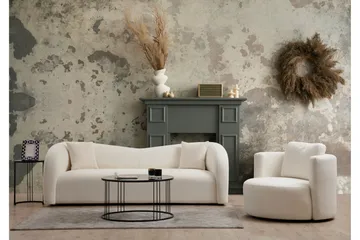 Azoula Sofa 3-seter - Beige - Møbler - Sofaer - Sofa 3 seter