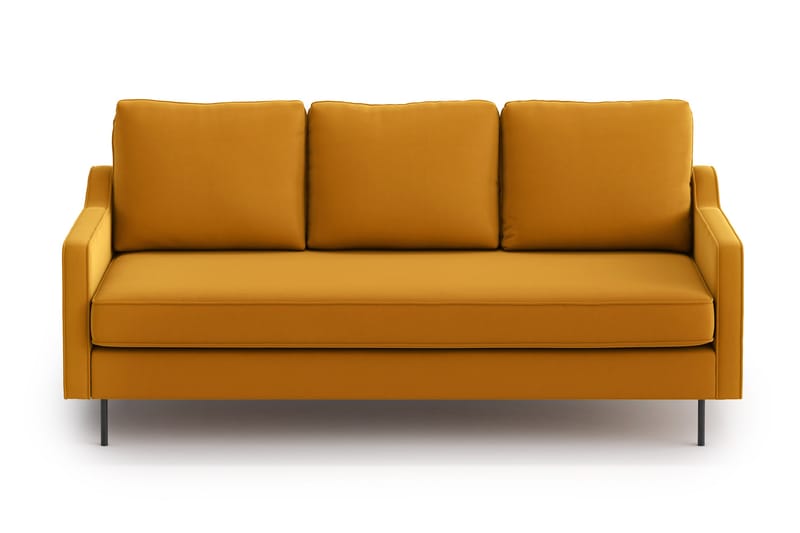 Barsta 3-seter Sofa - Gul - Sofa 3 seter