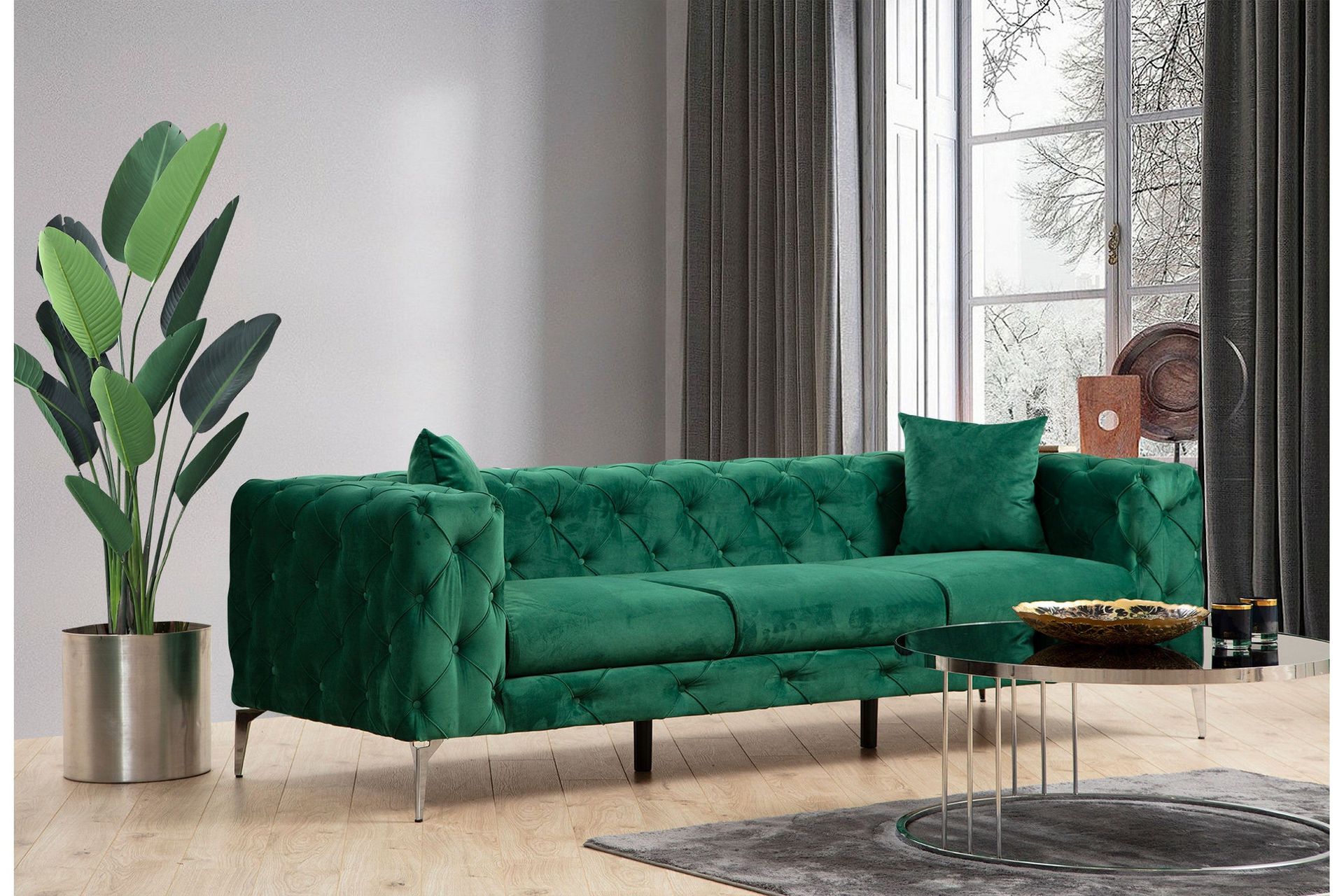 Beachport Sofa 3-seters - Grønn