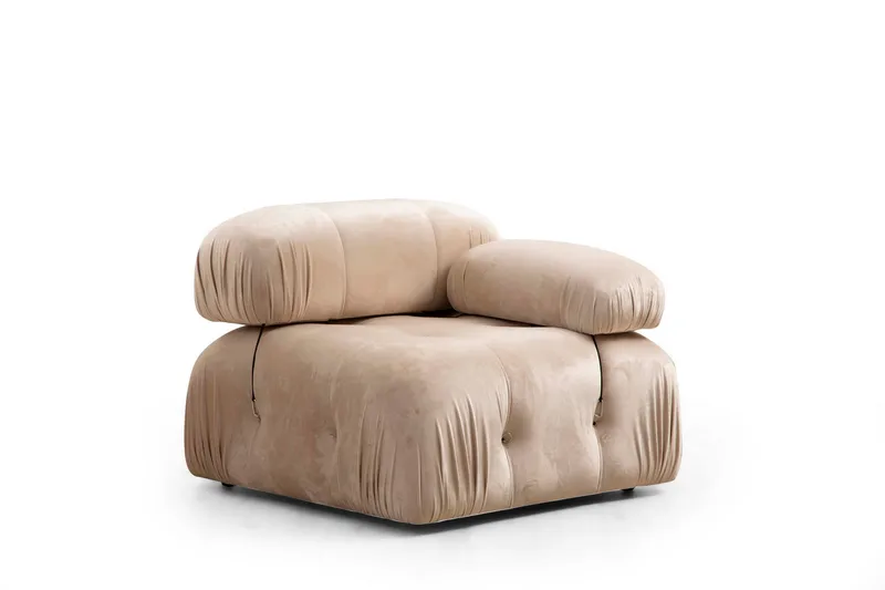 Belgin Boblende Sofa 3-seter - Beige - Møbler - Sofaer - Modulsofaer - Komplett modulsofa