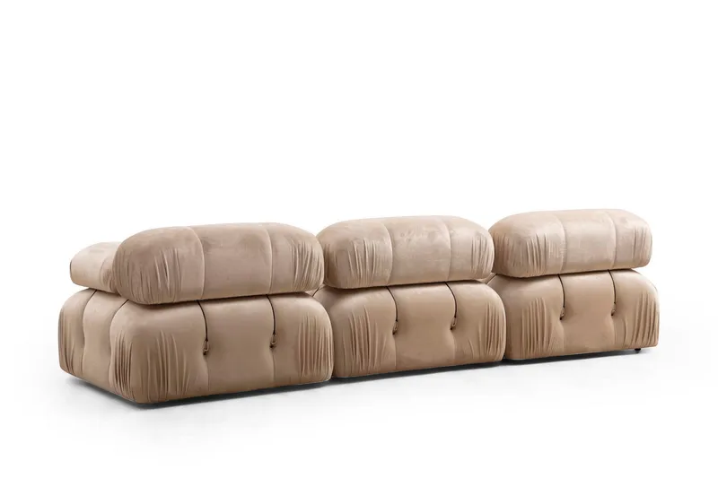Belgin Boblende Sofa 3-seter - Beige - Møbler - Sofaer - Modulsofaer - Komplett modulsofa