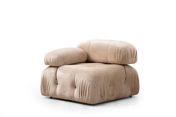 Belgin Boblende Sofa 3-seter - Beige - Møbler - Sofaer - Modulsofaer - Komplett modulsofa