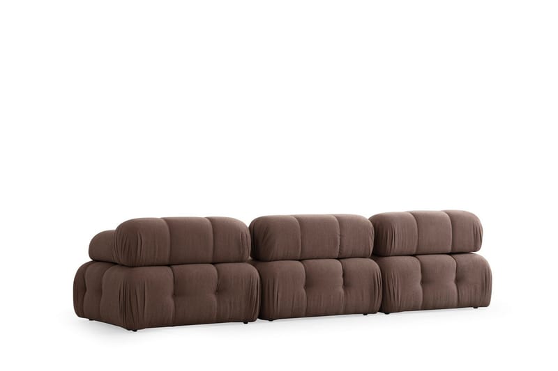 Belgin Boblende Sofa 3-seter - Cappuccino - Møbler - Sofaer - Modulsofaer - Komplett modulsofa