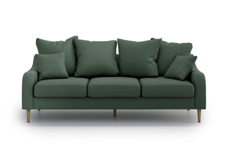 Benite 3-seter Sofa - Grønn - Sofa 3 seter