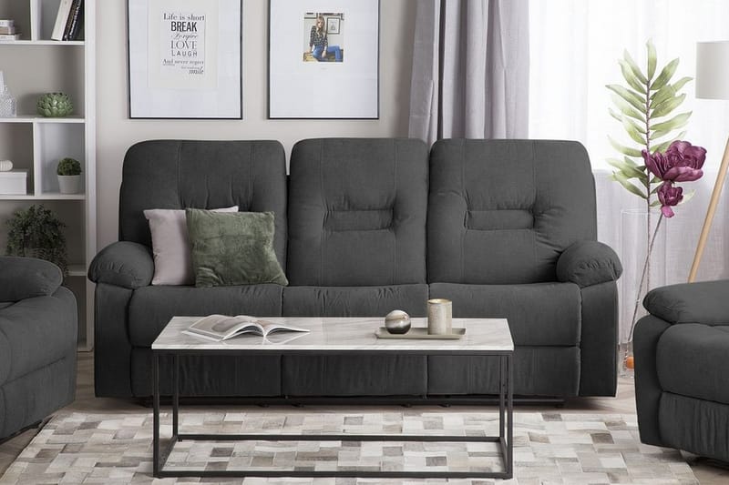 Bergen Sofa 3-seter - Grå - Møbler - Sofaer - Sofa 3 seter