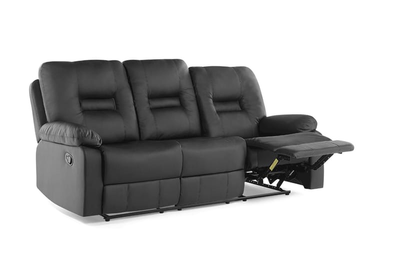 Bergen Sofa 3-seter - Svart - Møbler - Sofaer - Sofa 3 seter