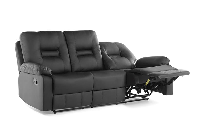 Bergen Sofa 3-seter - Svart - Møbler - Sofaer - Sofa 3 seter