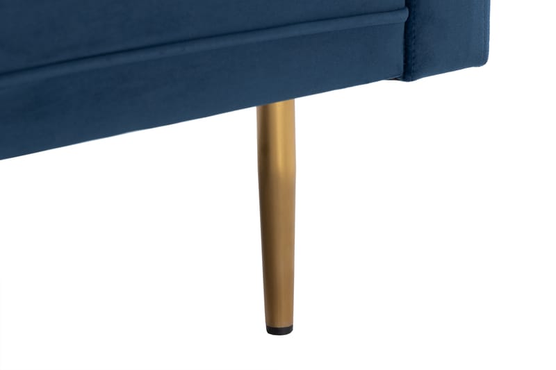 Bloom 3-seters Fløyelssofa - Blå - Møbler - Sofaer - Sofa 3 seter