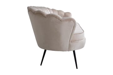 Calais 3-seter Snegleformet Fløyelssofa 181 cm - Beige - Møbler - Sofaer - Sofa 3 seter