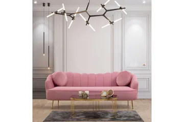 Caraquet Sofa 3-seter - Rosa - Møbler - Sofaer - Sofa 3 seter