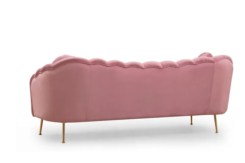 Caraquet Sofa 3-seter - Rosa - Møbler - Sofaer - Sofa 3 seter