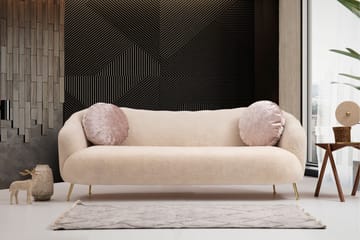 Caraquet Sofa 3-seters - Beige - Møbler - Sofaer - Sofa 3 seter