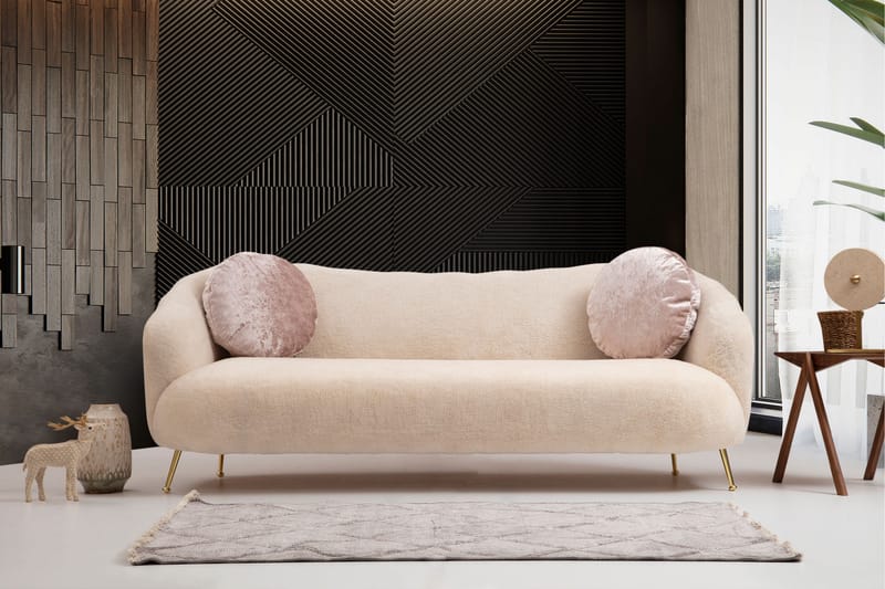Caraquet Sofa 3-seters - Beige - Møbler - Sofaer - Sofa 3 seter