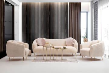 Caraquet Sofa 3-seters - Beige - Møbler - Sofaer - Sofa 3 seter