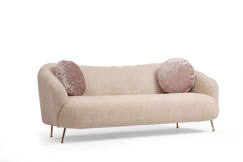 Caraquet Sofa 3-seters - Beige - Sofa 3 seter