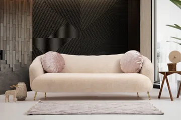 Caraquet Sofa 3-seters - Beige - Møbler - Sofaer - Sofa 3 seter