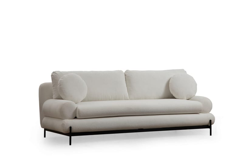 Cassius Sofa 3-seter - Hvit - Sofa 3 seter