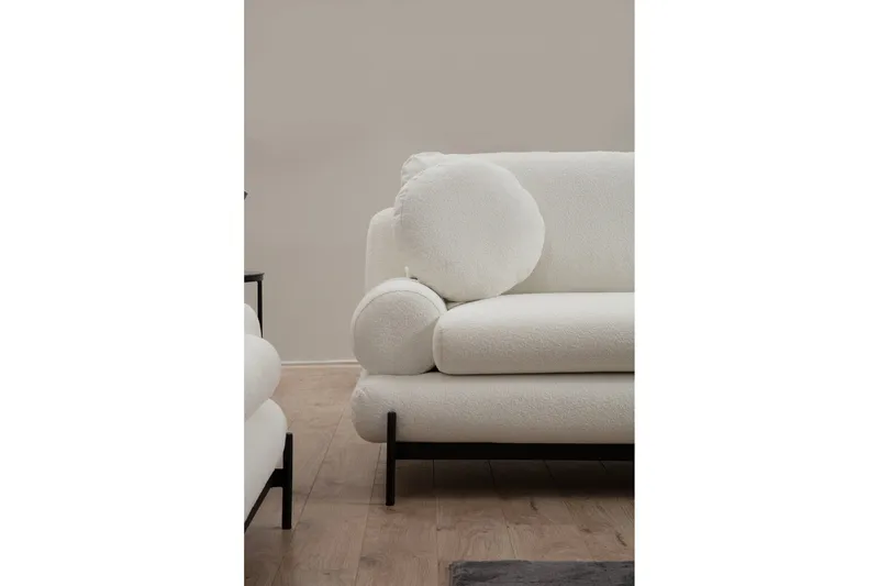 Cassius Sofa 3-seter - Hvit - Møbler - Sofaer - Sofa 3 seter