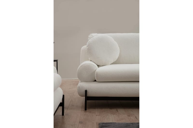 Cassius Sofa 3-seter - Hvit - Møbler - Sofaer - Sofa 3 seter