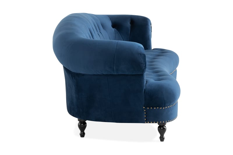 Castelano 3-seter Sofa - Blå - Møbler - Sofaer - Sofa 3 seter