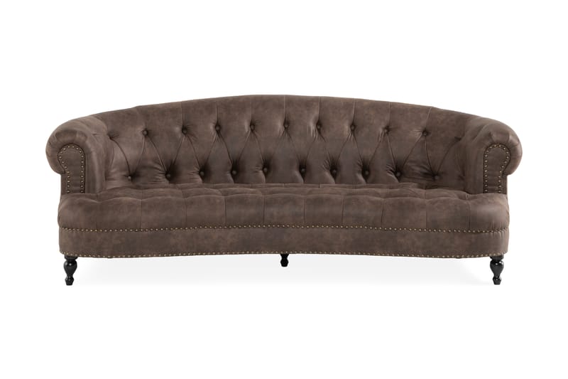 Castelano 3-seter Sofa - Brun - Møbler - Sofaer - Sofa 3 seter