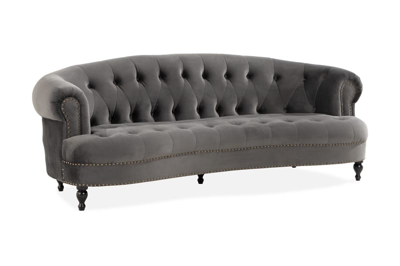 Castelano 3-seter Sofa - Grå - Møbler - Sofaer - Sofa 3 seter