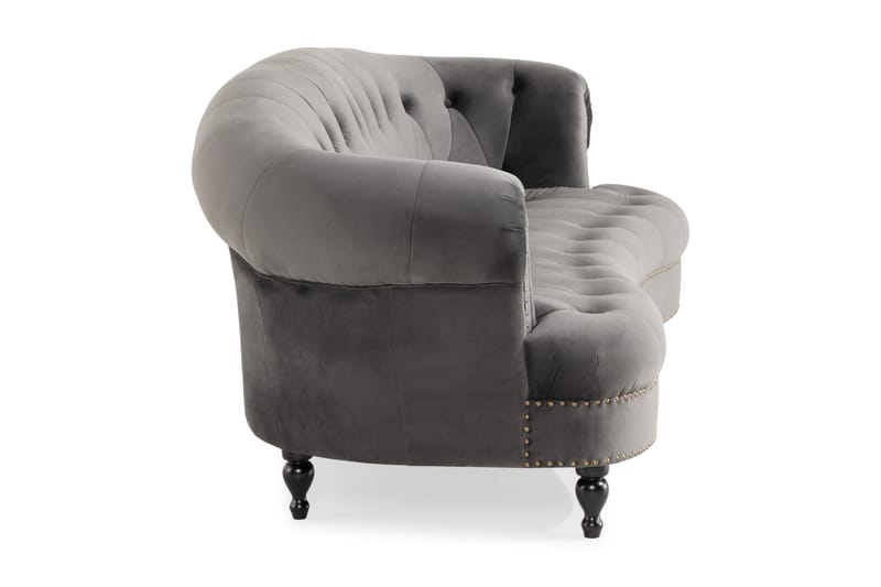 Castelano 3-seter Sofa - Grå - Møbler - Sofaer - Sofa 3 seter