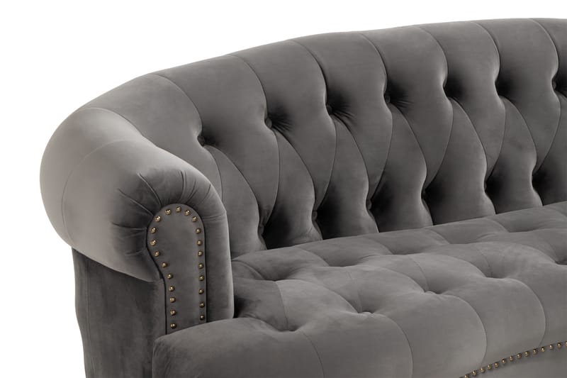 Castelano 3-seter Sofa - Grå - Møbler - Sofaer - Sofa 3 seter