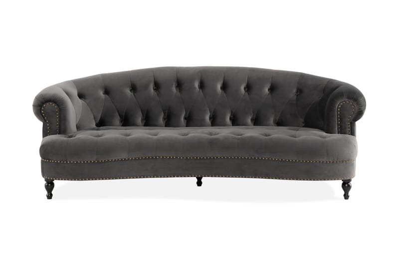 Castelano 3-seter Sofa - Grå - Møbler - Sofaer - Sofa 3 seter