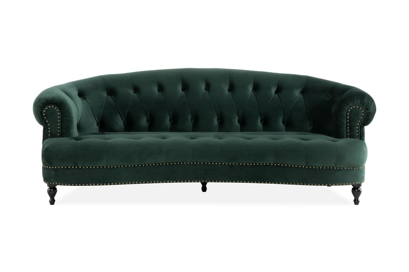 Castelano 3-seter Sofa - Grønn - Møbler - Sofaer - Sofa 3 seter