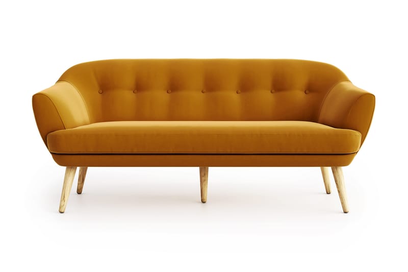 Cayenna 3-seter Sofa - Gul - Møbler - Sofaer - Sofa 3 seter