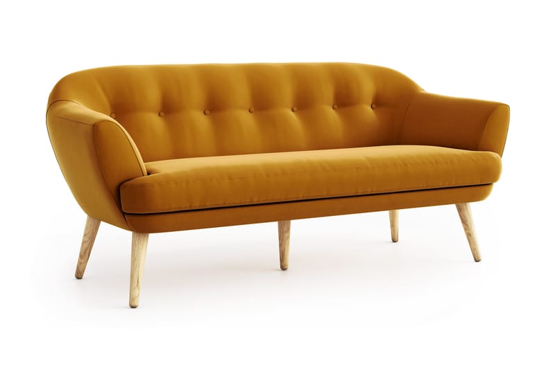 Cayenna 3-seter Sofa - Gul - Møbler - Sofaer - Sofa 3 seter