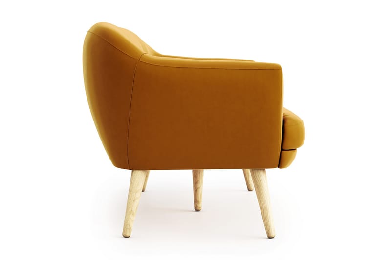 Cayenna 3-seter Sofa - Gul - Møbler - Sofaer - Sofa 3 seter