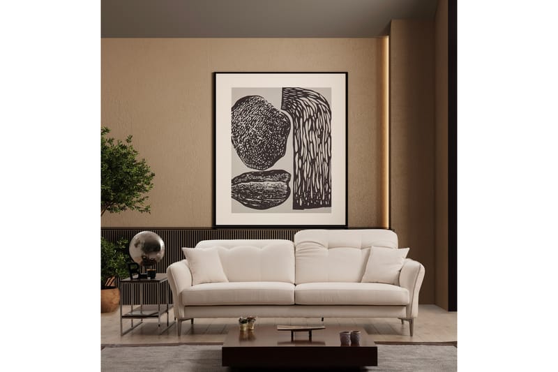 Chandara Sofa 3-seter - Hvit - Møbler - Sofaer - Sofa 3 seter