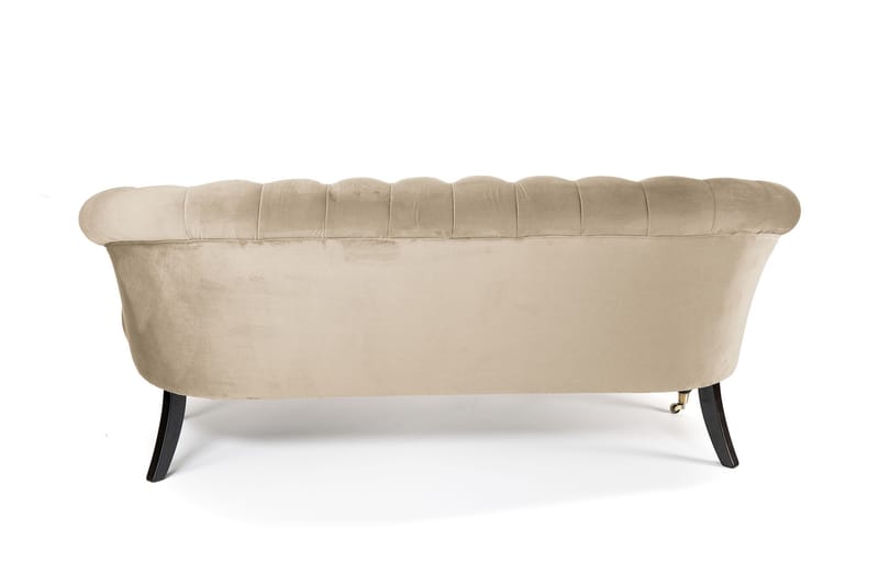 Chesterfield Ludovic Sofa 3-seters - Beige - Chesterfield sofaer - Sofa 3 seter - Fløyel sofaer