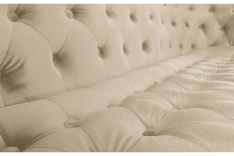 Chesterfield Ludovic Sofa 3-seters - Beige - Møbler - Sofaer - Sofa 3 seter
