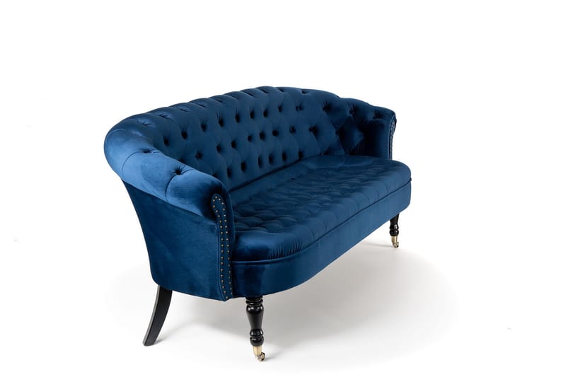 Chesterfield Ludovic Sofa 3-seters - Blå - Møbler - Sofaer - Sofa 3 seter