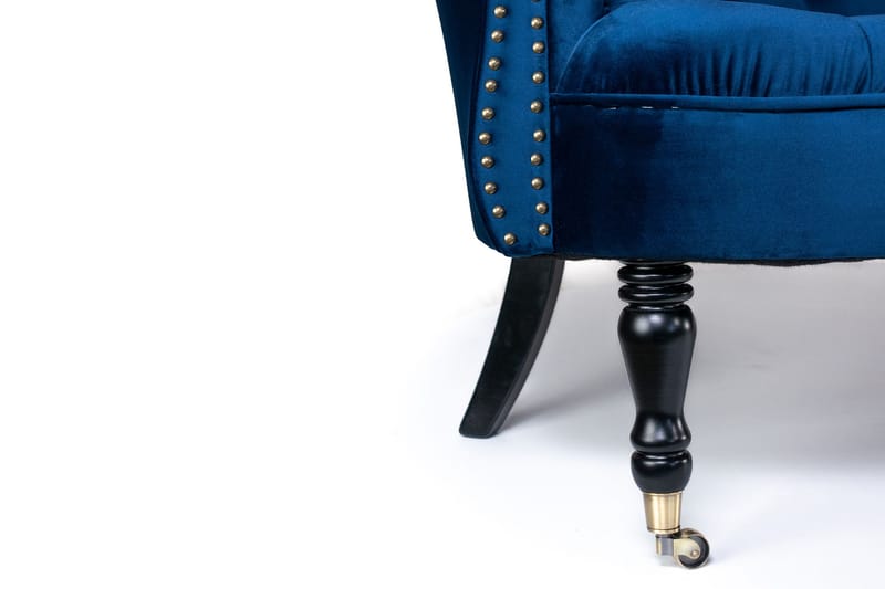 Chesterfield Ludovic Sofa 3-seters - Blå - Møbler - Sofaer - Sofa 3 seter