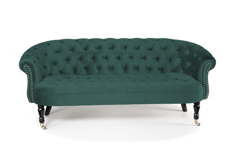 Chesterfield Ludovic Sofa 3-seters - Blågrønn - Møbler - Sofaer - Sofa 3 seter