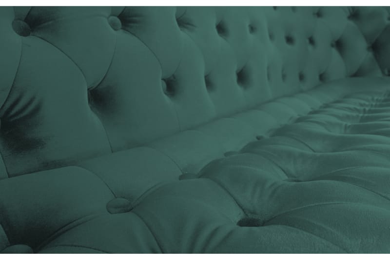 Chesterfield Ludovic Sofa 3-seters - Blågrønn - Møbler - Sofaer - Sofa 3 seter