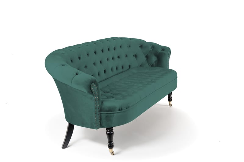 Chesterfield Ludovic Sofa 3-seters - Blågrønn - Møbler - Sofaer - Sofa 3 seter
