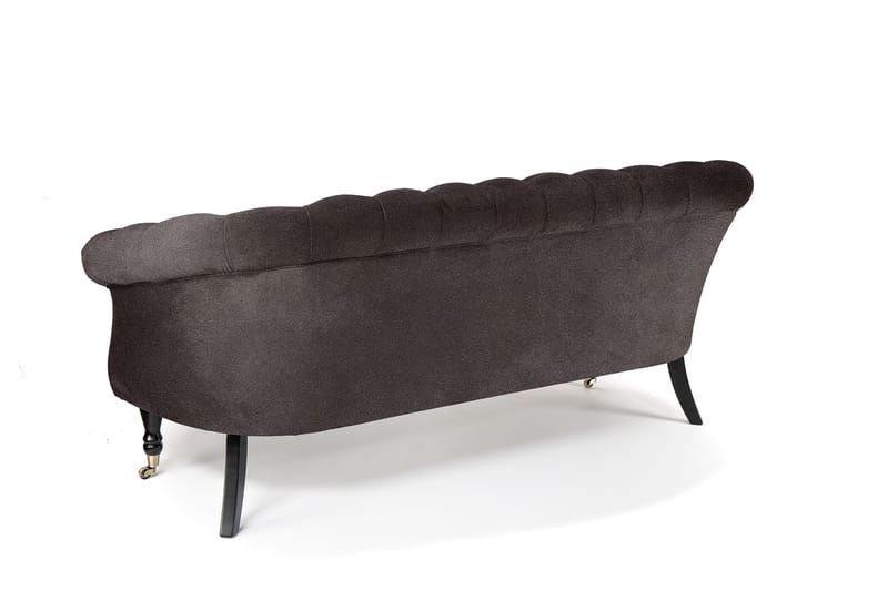 Chesterfield Ludovic Sofa 3-seters - Brun - Chesterfield sofaer - Sofa 3 seter - Fløyel sofaer